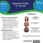 ERG/BRG September INclusion Event Flyer