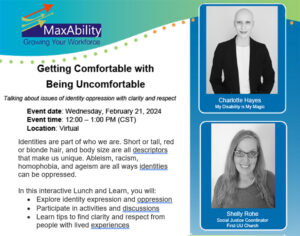 Disability: IN Minnesota | February Member Meeting: Getting Comfortable with Being Uncomfortable 